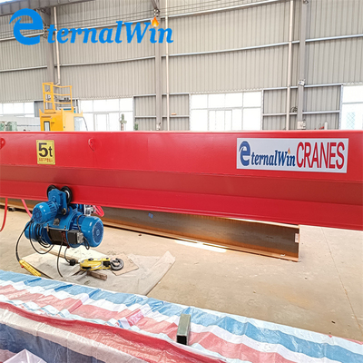 Puente de elevación de poca potencia del cargo Crane Single Girder Overhead Crane