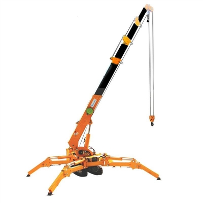 Motor diesel Mini Spider Crane eléctrico 3 Ton Load Capacity de Yanmar