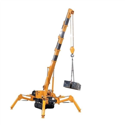 Motor Mini Spider Crane eléctrico de Ton Spider Crawler Crane Diesel del CE 5