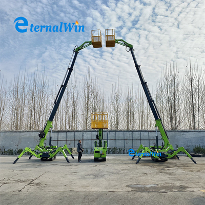 Plataforma de trabajo aérea de motor diésel Crawler Spider 12m 14m