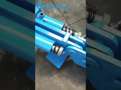 gancho del amarre de la liberación rápida del doble de 100T Marine Towing Ship Telescopic Single