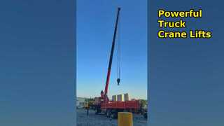 Grúa montada sobre camión