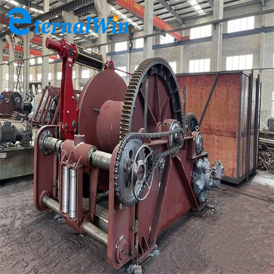 2 Ton-60 Ton Hydraulic Anchor Winch Single o tambor doble