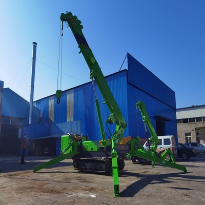 1.2 toneladas a 12 toneladas Mini de trabajo estrecho de 3 toneladas de motor hidráulico plegable elevador grúa araña