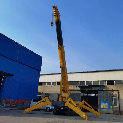 correa eslabonada Crane For Glass Lifting de la araña de Crane With Fly Jib Folding de la correa eslabonada de la araña 12ton