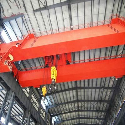Crane Double Girder que viaja de arriba eléctrico teledirigido inalámbrico 20 toneladas 50 toneladas