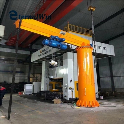 Pillar eléctrico personalizado montado Jib grúa rotación de 360 grados con elevador de cadena eléctrica