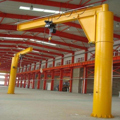 Piso de 10 Ton Electric Hoist Jib Crane - montado con los brazos oscilante voladizos