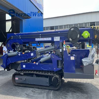 Grúa araña sobre orugas con capacidad de elevación de 12 toneladas, pluma telescópica y 1 año de garantía