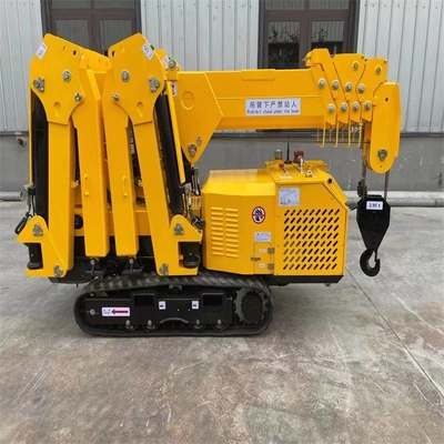 Correa eslabonada Crane Telescopic Boom de la araña del ODM del OEM 3 toneladas 5 toneladas 8 toneladas