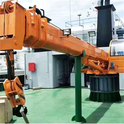 Puerto móvil marino 30T Crane Marine Knuckle Boom Crane del puerto