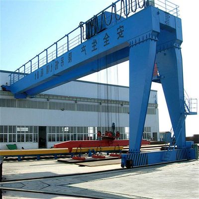 Rubber Tyre Gantry CraneOutdoor Rail Mounted Gantry Crane with 5ton to 200ton Capacity and 5m to 23m Span for Container Lifting