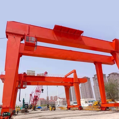 Elevación encajonada de Crane Double Main Girder Gantry del pórtico de MG con la carretilla