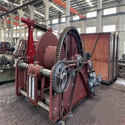 Torno variable del ancla del tambor de la estación doble de Marine Hydraulic Winch With Pump