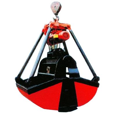 6-12 cubo Crane Grapple de arriba de CBM Crane Grab Orange Clamshell Grab