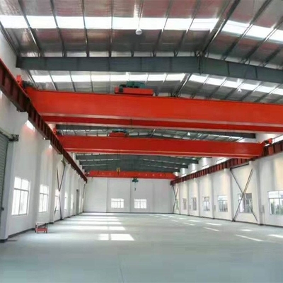 Modelo de arriba 5 Ton Bridge Crane With Trolley del QD de Crane Machine del haz gemelo