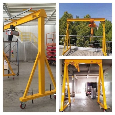 Control portátil de Ton Mobile Gantry Cranes Remote de la grúa de pórtico de la aleación de aluminio 3
