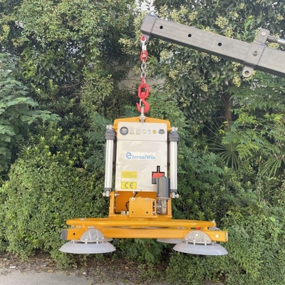 Rotación eléctrica de 360 grados Elevador de vacío de vidrio para la instalación de paredes de cortinas de vidrio