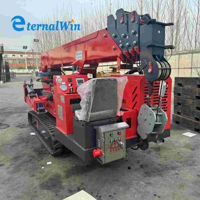 Grúa de rastreo de araña amarilla roja o verde con capacidad de elevación de 8 toneladas