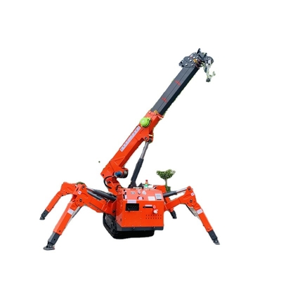 Mini grúa de araña de acero Boom telescópico de 3 toneladas 5 toneladas 8 toneladas 12 toneladas de energía eléctrica y diésel