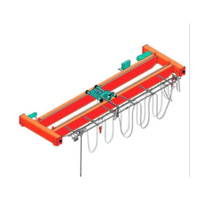 10 toneladas de velocidad personalizada grúa aérea de acero de sola viga de alta resistencia con garantía de 12 meses