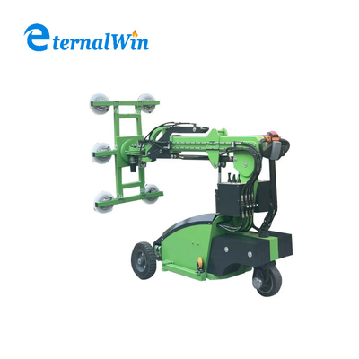 Amarillo Verde Rojo Elevador de vidrio eléctrico de trabajo pesado 800Kg Carga máxima 3,5m Alturas