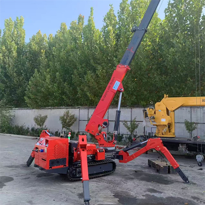 Grúa de rastreo de araña eléctrica y diesel para un funcionamiento sin problemas