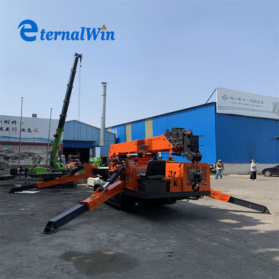 Grúa araña de 3 toneladas con radio de trabajo máximo de 11 m para elevación y rendimiento versátiles