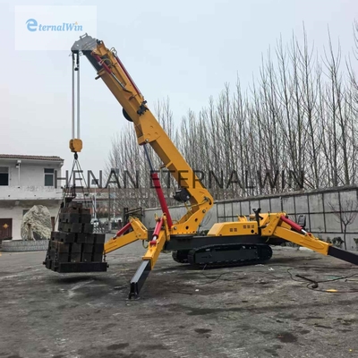 Grúa de 3 toneladas para espacios de construcción estrechos
