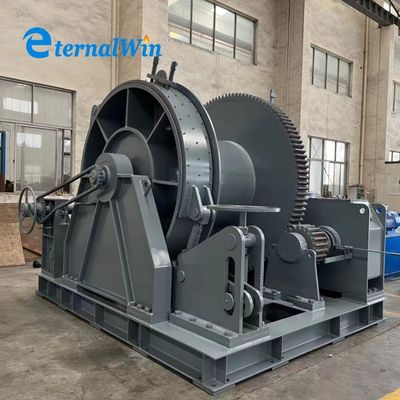 Cabrestante hidráulico marino duradero con longitud de tambor ajustable de 400-1000 mm y diámetro de tambor de 400-800 mm