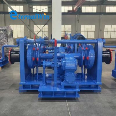 Cabrestante hidráulico marino personalizable con longitud de tambor de 400-1000 mm y velocidad nominal ≥10 m/min para aplicaciones de servicio pesado