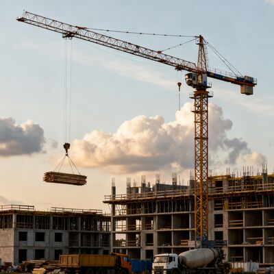 Escalada 0.5mmin Grúa de trabajo pesado Grúa de torre industrial personalizada Diseñada para carga pesada y manejo de materiales