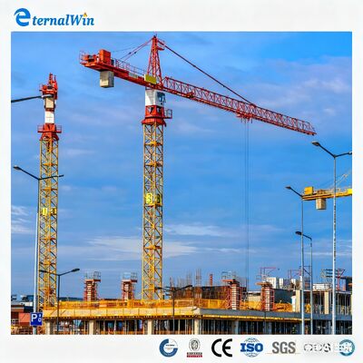 Grúa de torre de martillo QTZ Serie 8t-25t Grúa de torre de construcción fija Precio de fábrica