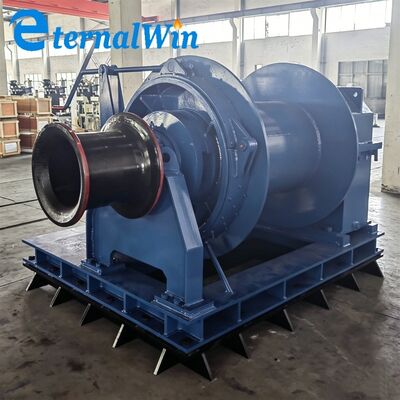 Tornos eléctricos marinos con velocidad de 20 m/min, capacidad de cable de alambre de 50 a 2000 m y construcción de acero para el mantenimiento marítimo