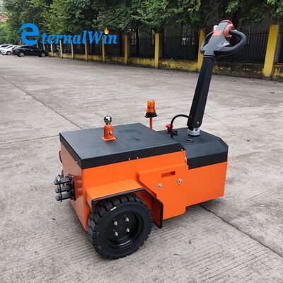 24V Batería Voltage Remolcador eléctrico Dimensiones 1300x850x1050mm Vehículo de remolque industrial diseñado para el transporte de carga pesada