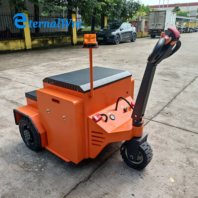 Tractor Eléctrico de 24V con Batería, Proporcionando 8 Horas de Tiempo de Operación por Carga, Diseñado para Operaciones de Almacén